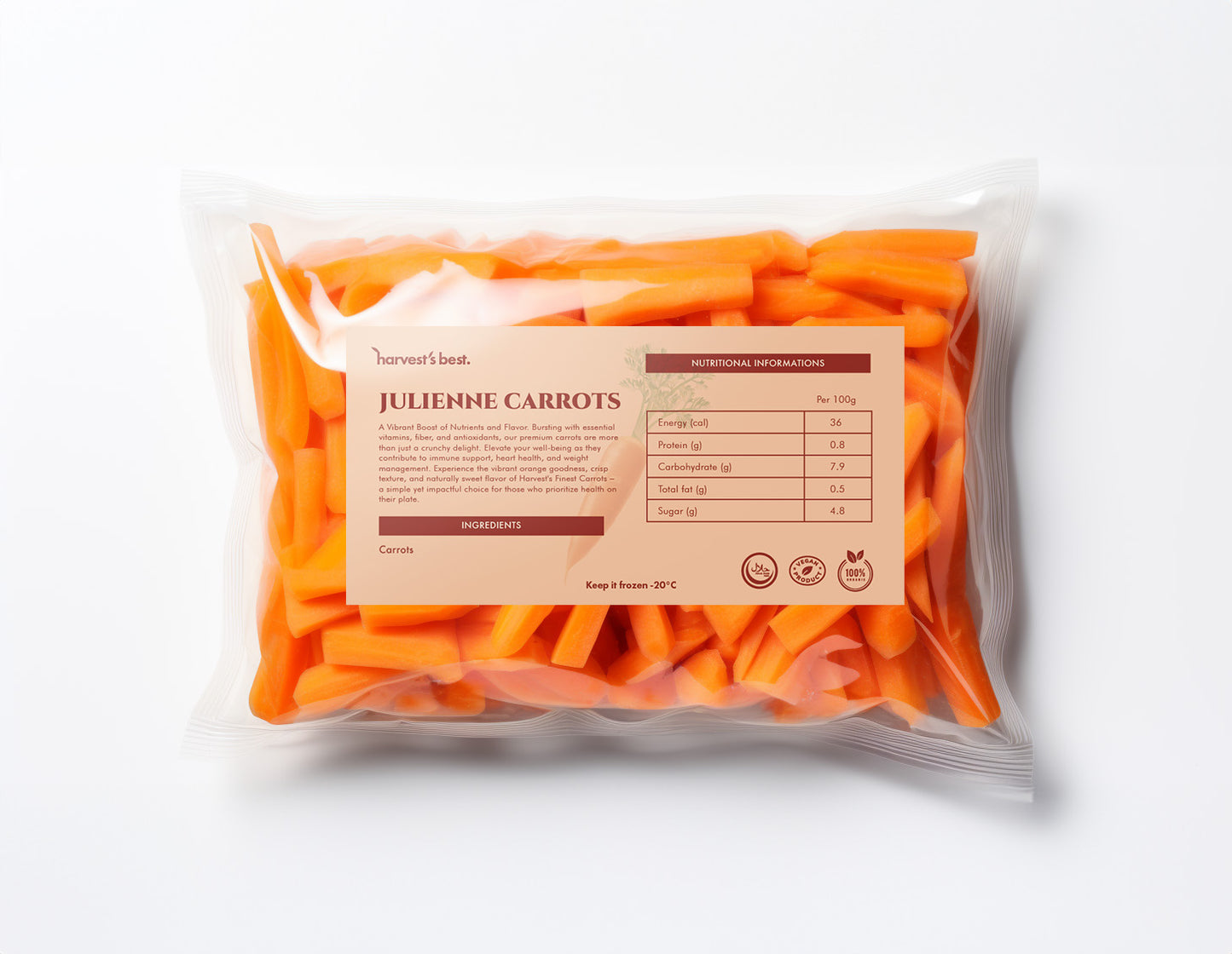 Frozen Julienne Cut Carrot