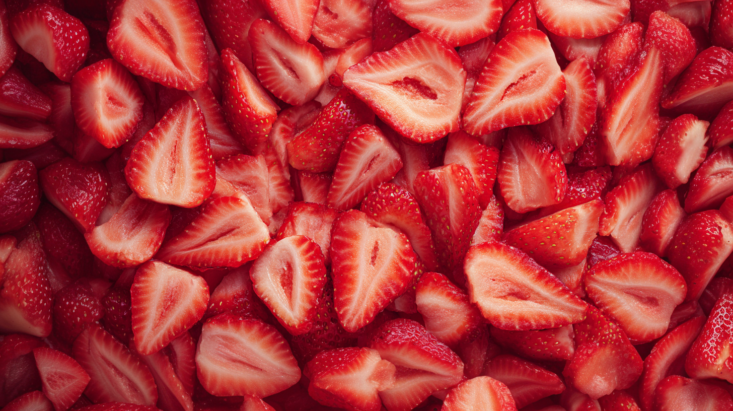 Strawberry slices